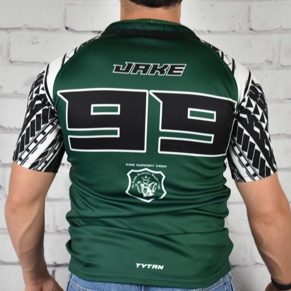 Tytan Warriors Tribal Mask Rugby Jersey Youth L / Mens XS - Picture 3 of 4